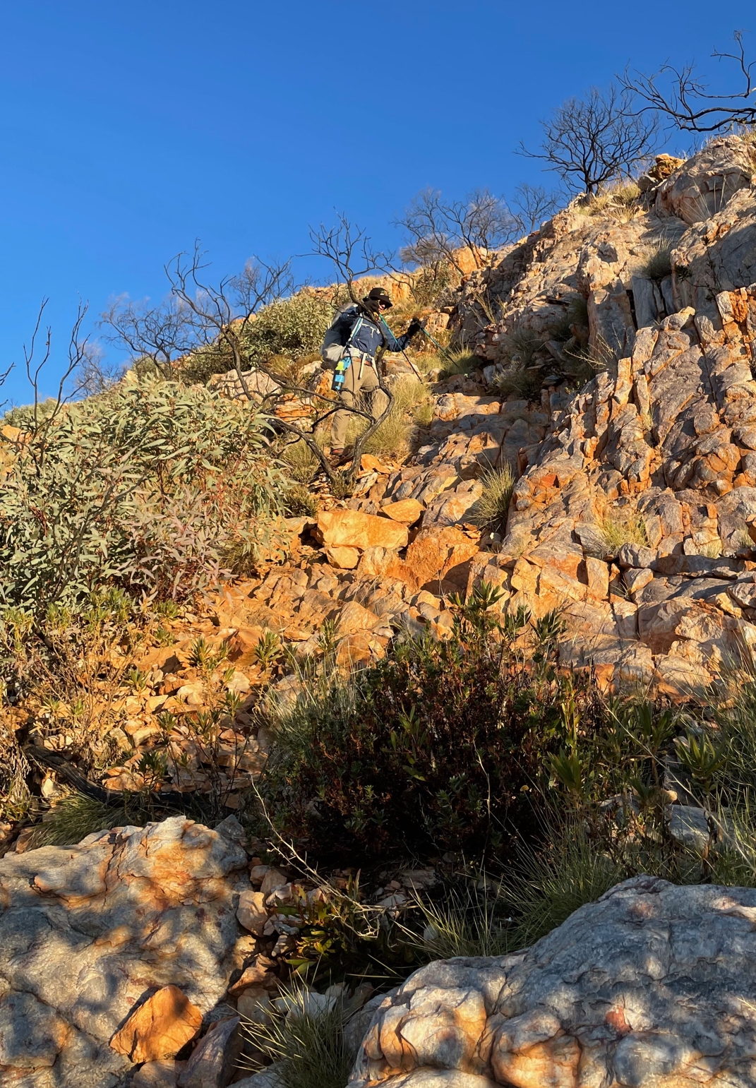 Descending from Brinkley.