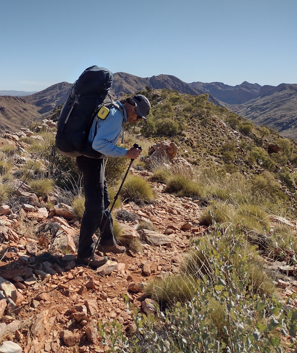 Fraser traversing Razorback