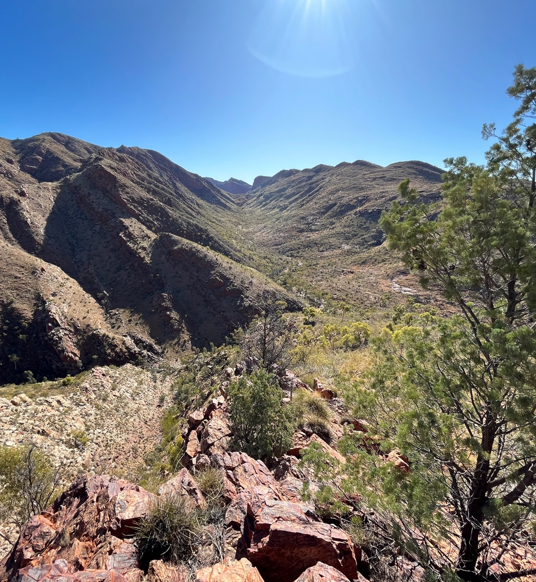 The view from the western end of Razorback.