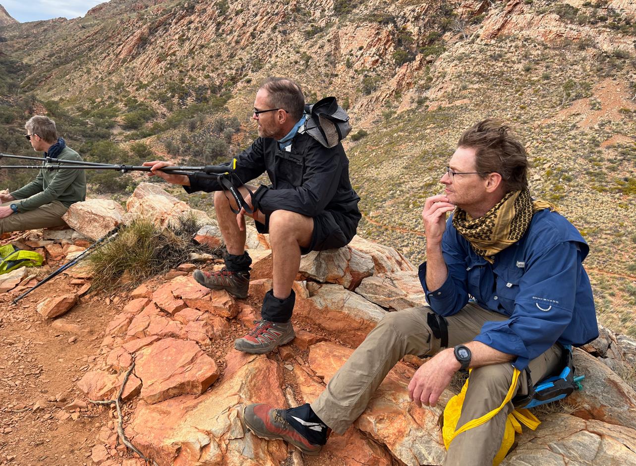 Looking out over the Ormiston Pound.