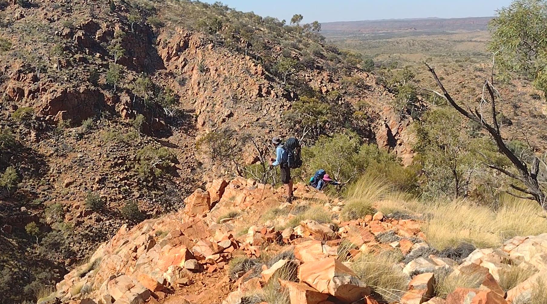 Part way up to Hilltop Lookout.