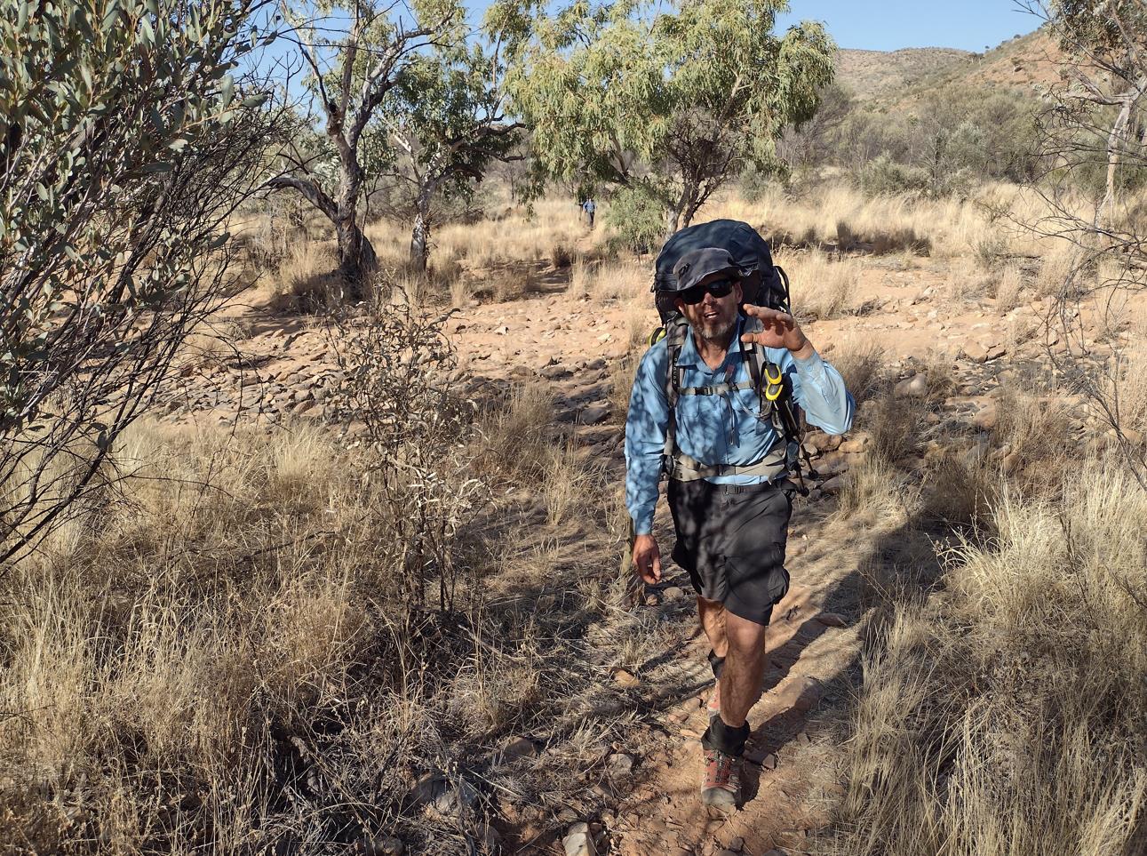 Down on the flats and approaching Rocky Bar Gap.
