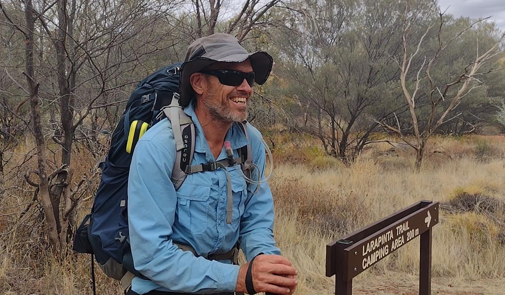 Fraser at the finish line.
