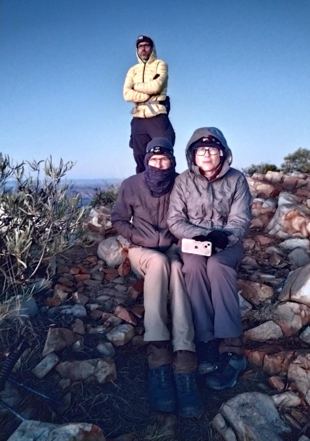 C'mon sun. We're cold already...